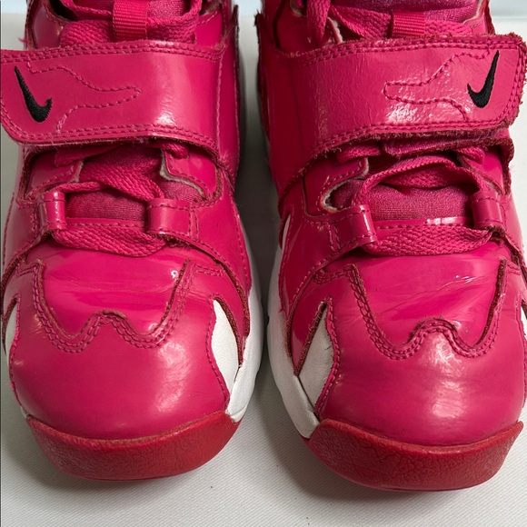 Nike Vintage Air DT Max Girl’s Mid Sneakers, Pink/White, 616503-601, Size - 1Y - Picture 8 of 9
